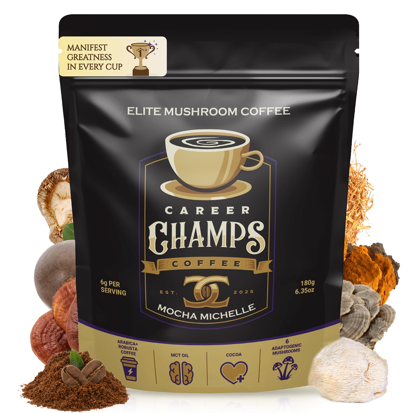Elite Mushroom Coffee - Mocha Michelle
